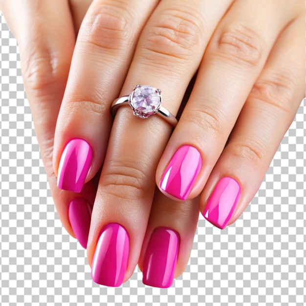 PSD pink manicure