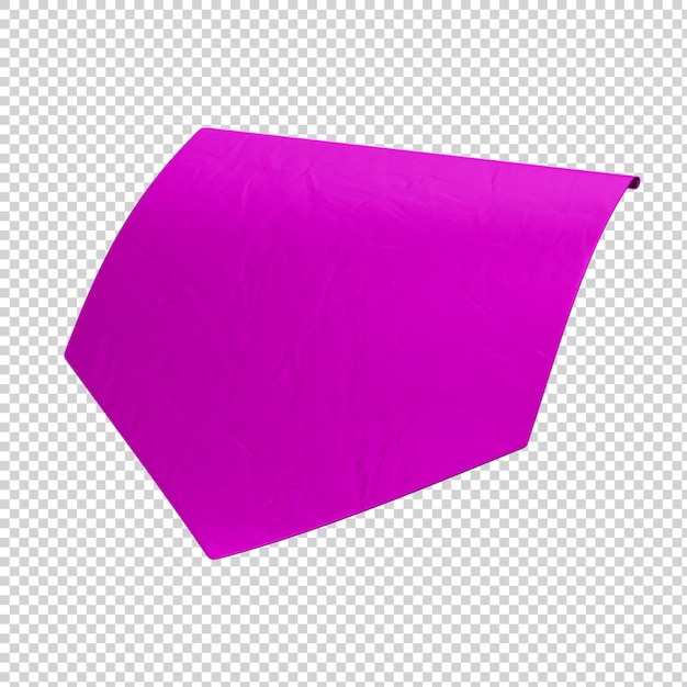 Pink paper flag 3d Festa Junina 3d Brazil for June party Saint John seal and arraia