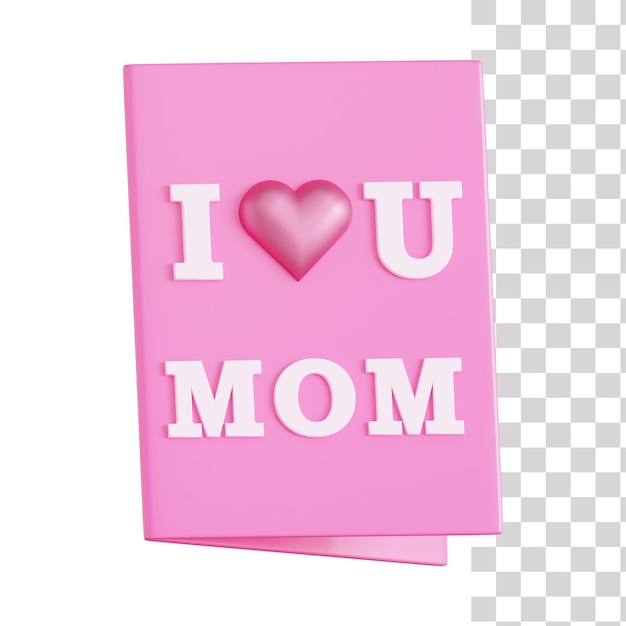 PSD pink paper with a heart on it