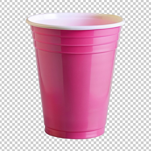 pink party cup cutout