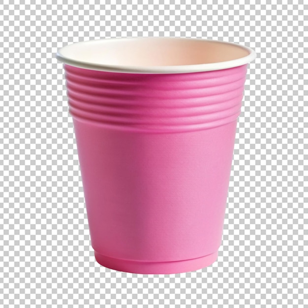 pink party cup cutout