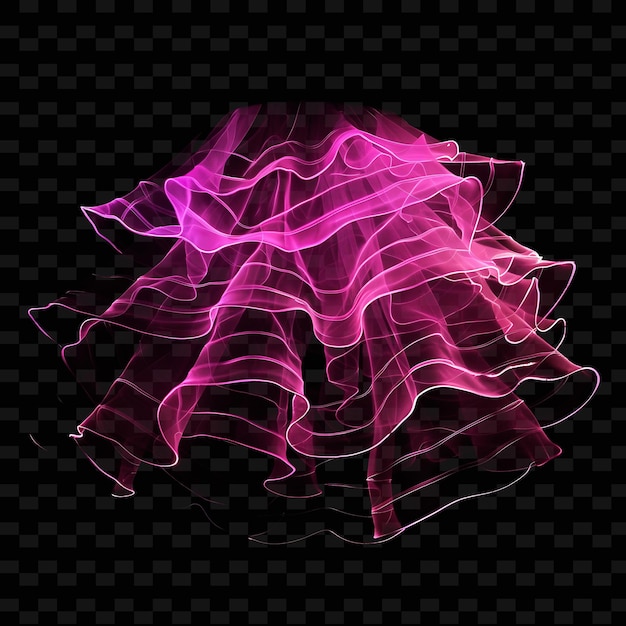 PSD a pink and purple wave with a purple line on it