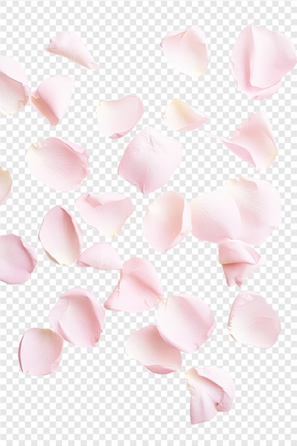 PSD pink roses on a transparent background