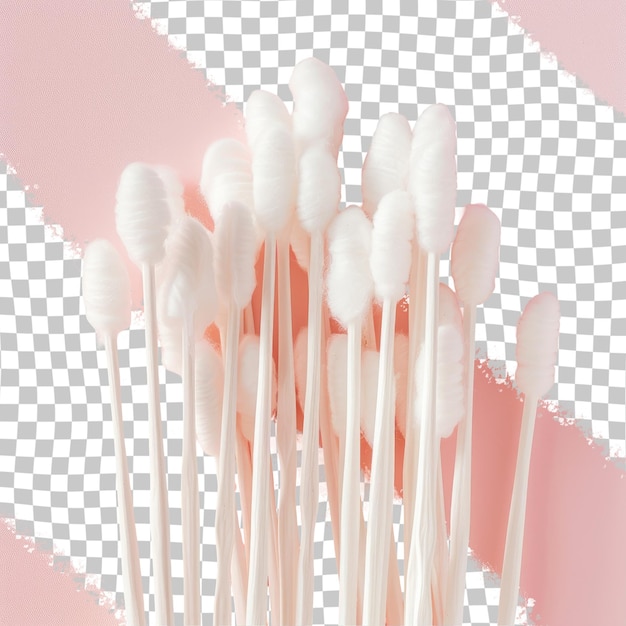 a pink toothbrush with white bristles on a pink background