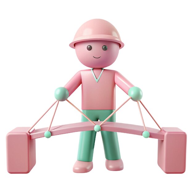 a pink toy with a pink helmet on it and a pink helmet on the front