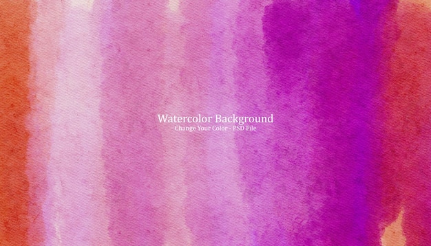 Pink watercolor background editable color