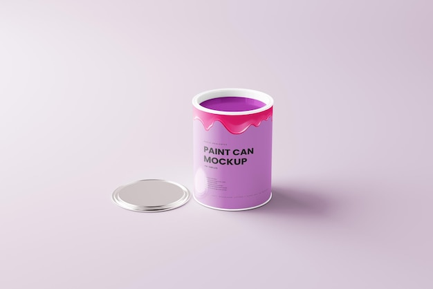 Pint Can Mockup