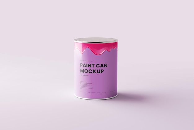 Pint Can Mockup