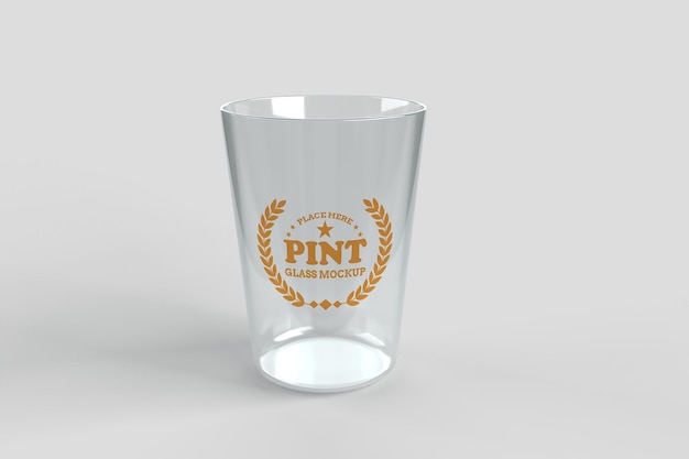 Pint Glass Printing Mockup 1