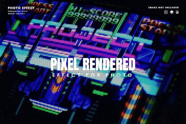 Pixel Rendered Photo Effect