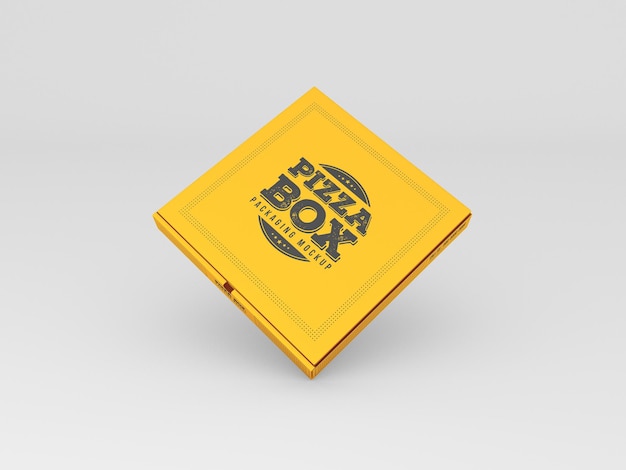 Pizza box mockup