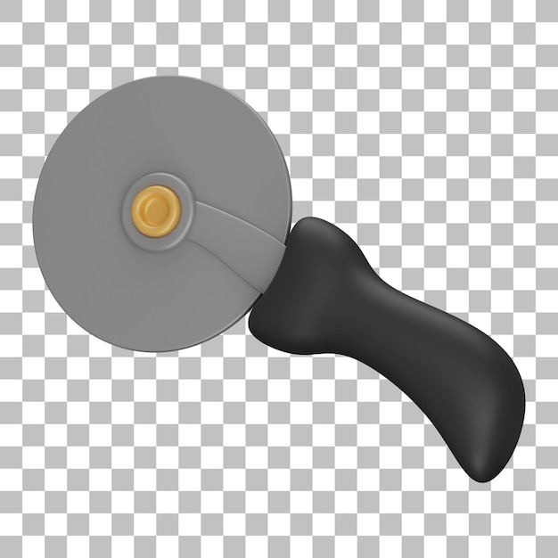 Pizza Cutter 3D Illustration