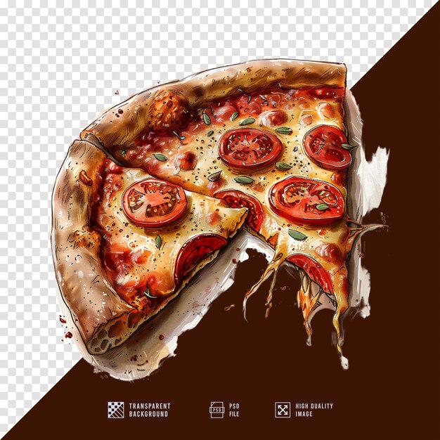 Pizza images without background in HD quality