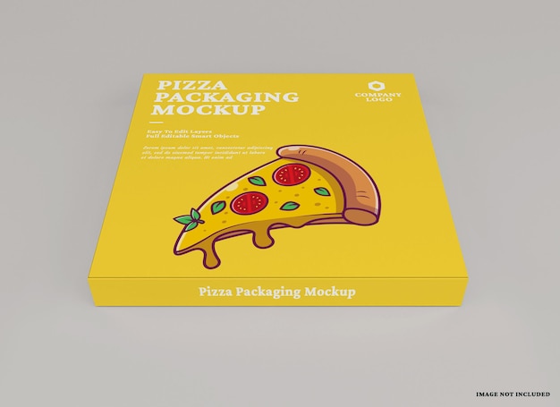 Pizza package mockup design