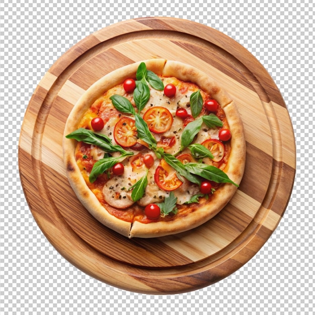 PSD pizza round wood plate pizza plate