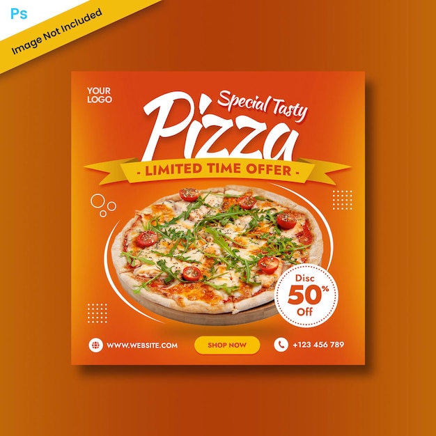 Pizza Social Media Template