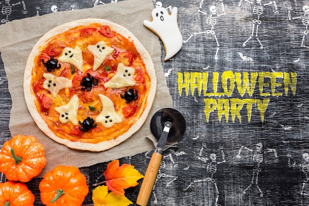 Pizza treat for halloween party