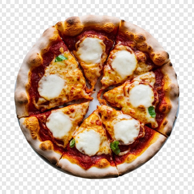 PSD a pizza with different toppings on it