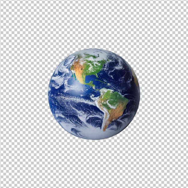 Planet Earth icon isolated on transparent background