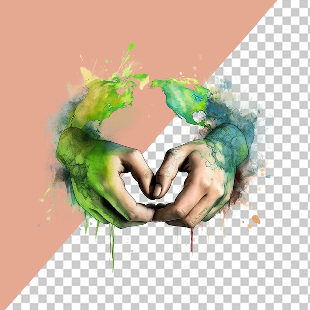 PSD planet earth png illustration