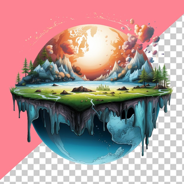 Planet Earth PNG Illustration