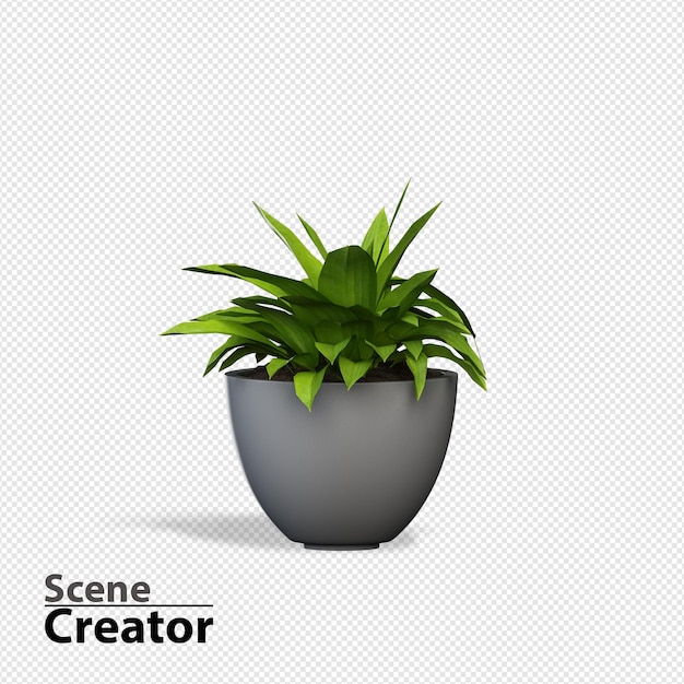 Plant 3d rendering