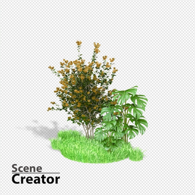 Plant 3d rendering