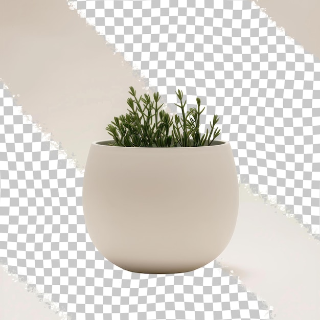 PSD a plant in a pot with a plant on it