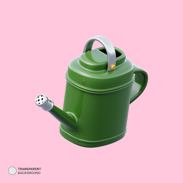 Plant Watering Can icon isolated 3d render illustration