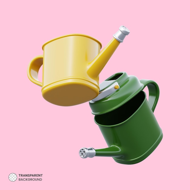 Plant Watering Can icon isolated 3d render illustration