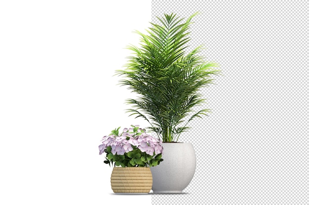 Plants in various angles scene creator