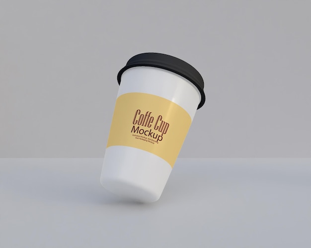 Plasctics realestics 3d Coffe cup mockup