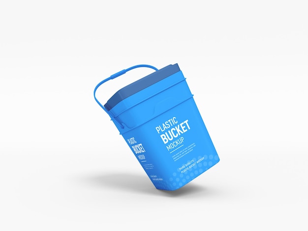 Plastic Bucket Packaging Mockup