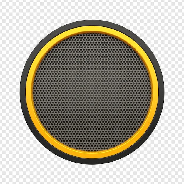 PSD plastic circular panel with grid texture