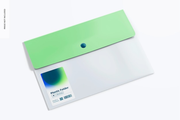 Plastic Folder Mockup