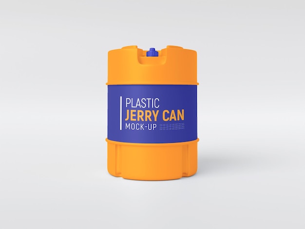 Plastic Jerry Can Mockup