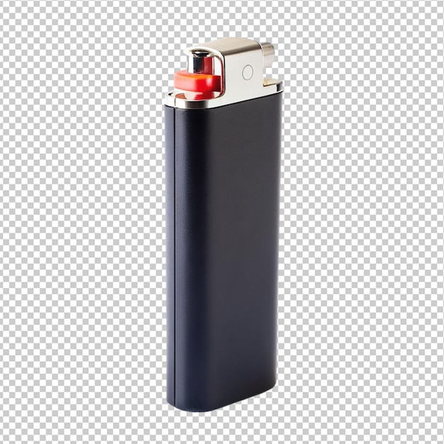 PSD plastic lighter on transparent background