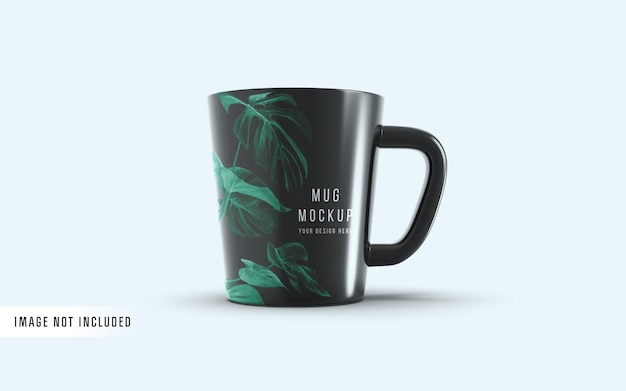 Plastic mug mockup