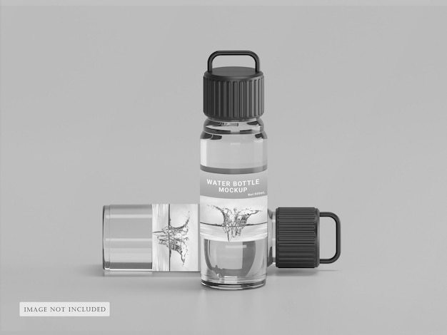 Plastic Water bottle mockup