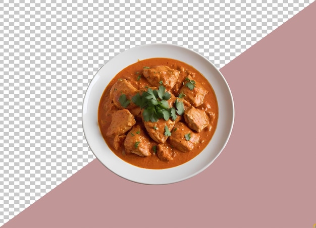 plate of butter chicken