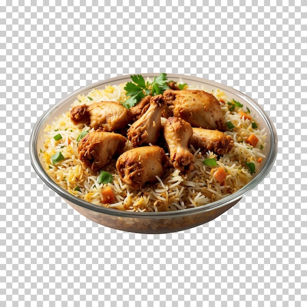 a plate of chicken with rice and vegetables on it