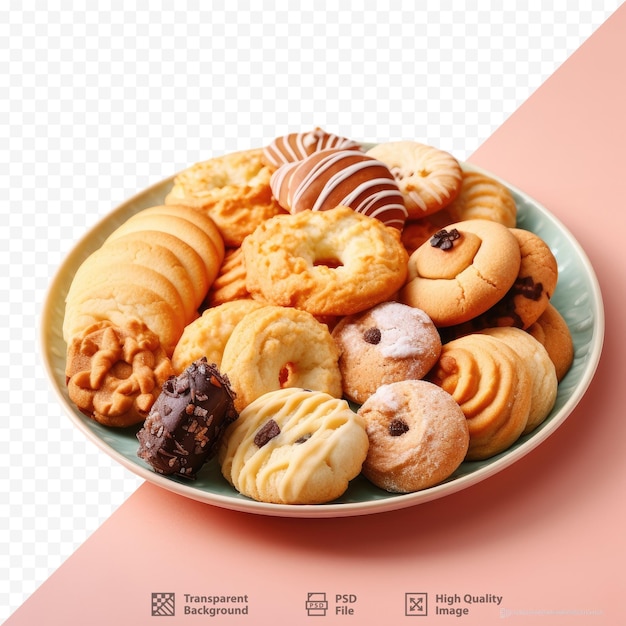 a plate of cookies with a bowl of cookies and a picture of a cookie with the words " donuts " on it.