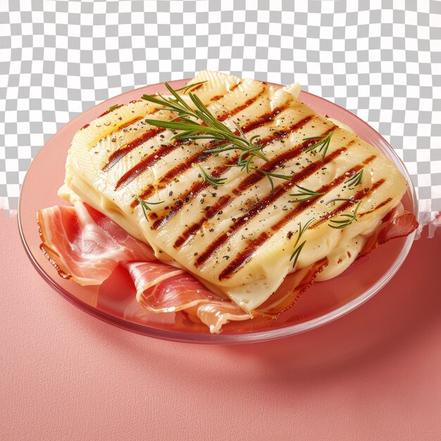 PSD a plate of food with a cheesy sandwich on it