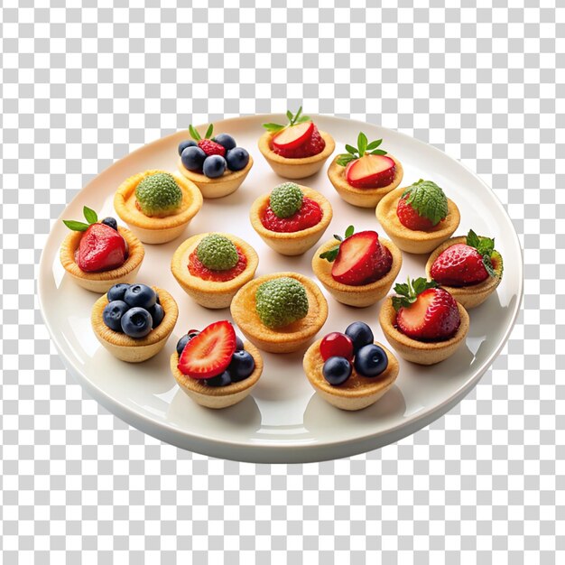 PSD a plate of food with strawberries and blueberries on it