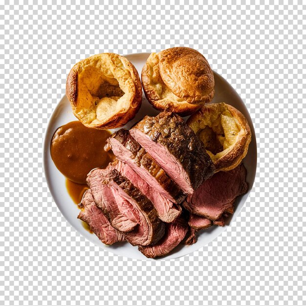 a plate of food with a white background with a black and white image