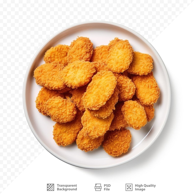 a plate of fried chicken with a white plate of cheddar cheese.