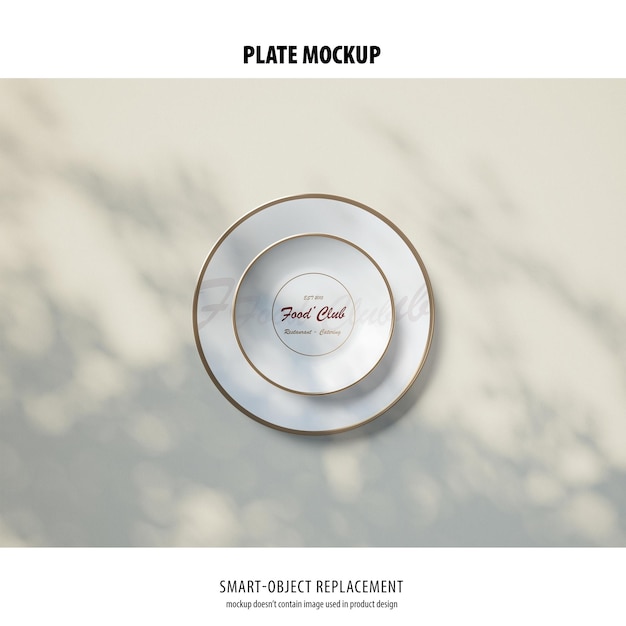 Plate Mockup