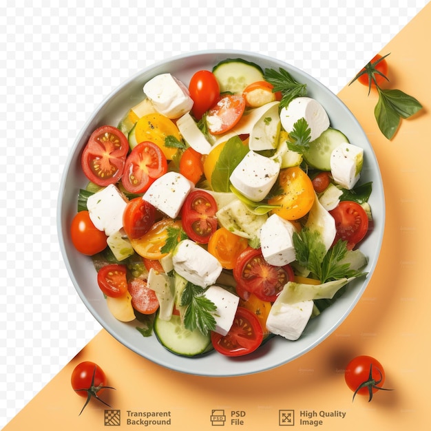 a plate of vegetables with cheese and tomatoes on it