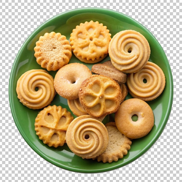 Plate with different cookies