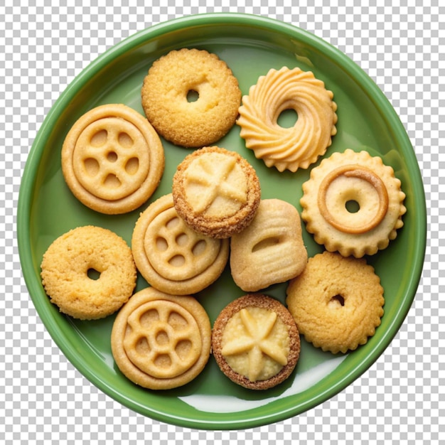 Plate with different cookies